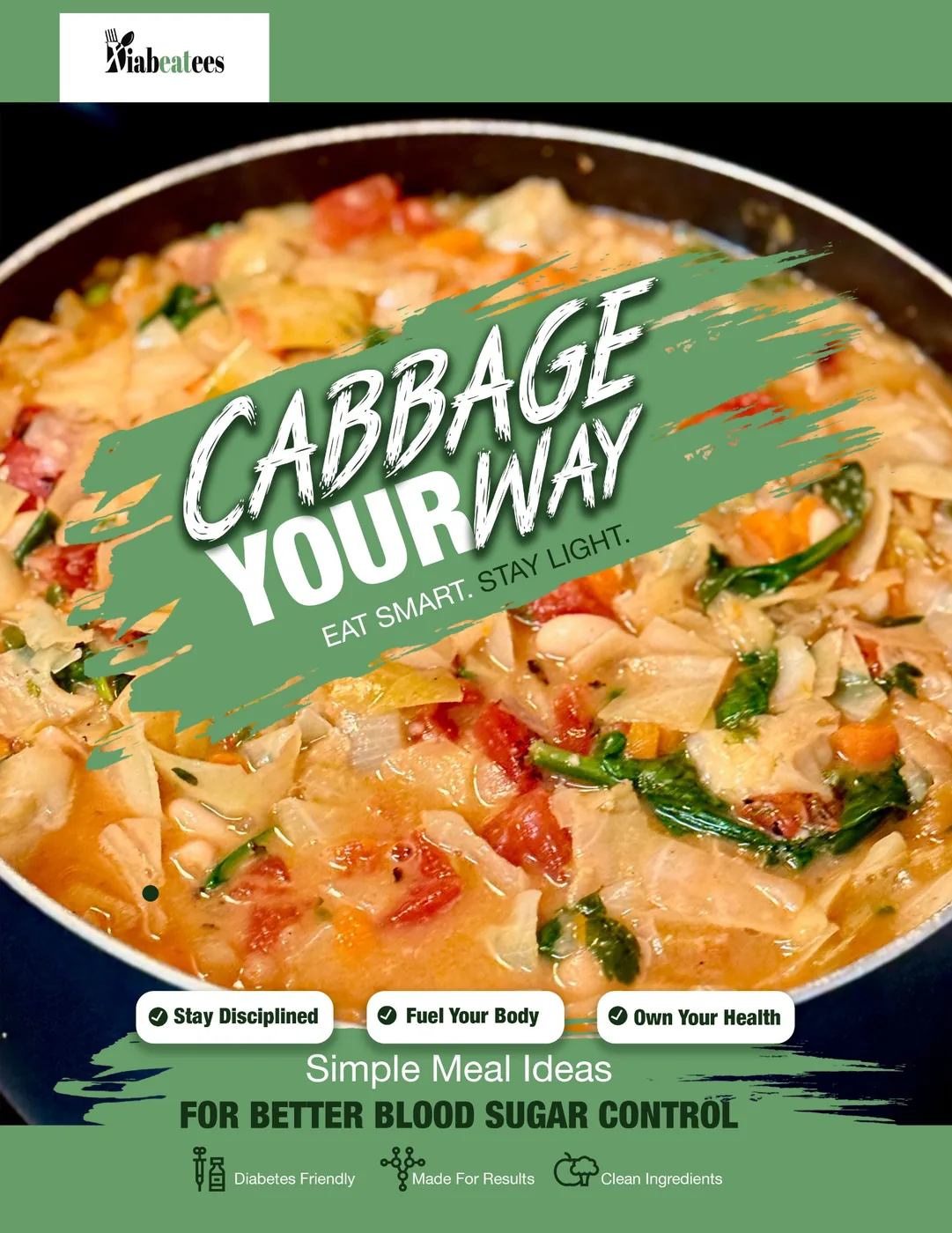 Diabeatees Cabbage Your Way social media design
